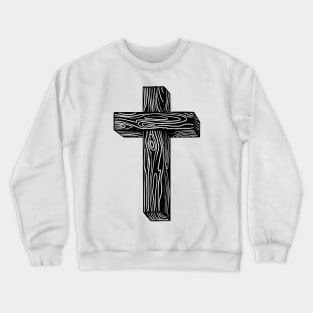 Wooden cross Crewneck Sweatshirt